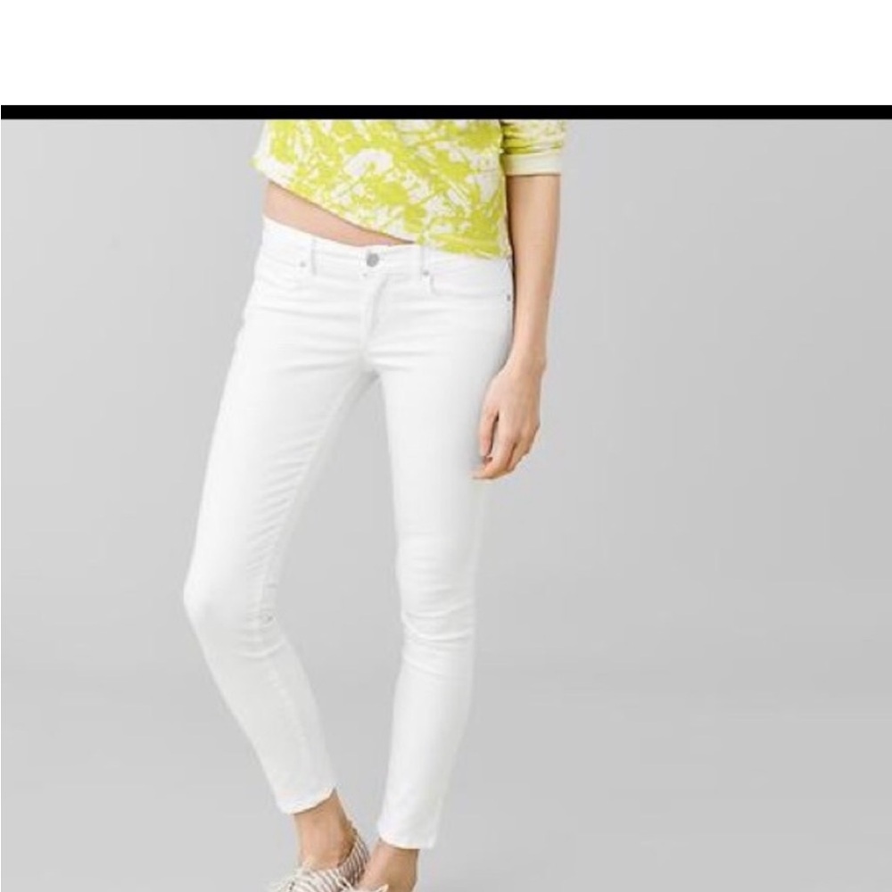 Womens Gap 1969 Legging Jeans White Size 27